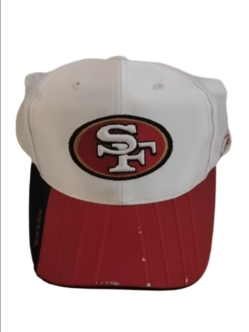 Reebok Vintage NFL White and Red SF 49ers Logo Baseball Cap